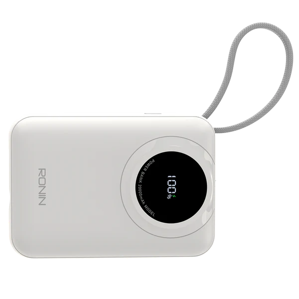 Ronin ION | 20,000mAh Powerbank Type-C Output 22.5W | iOS Cable Output 20W