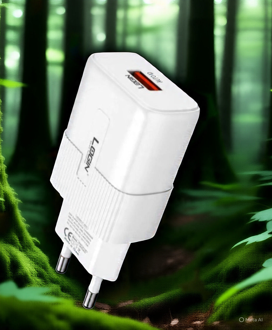 LOGIN L-400 Charger | Fast Charging USB Wall Adapter for Smartphones & Devices