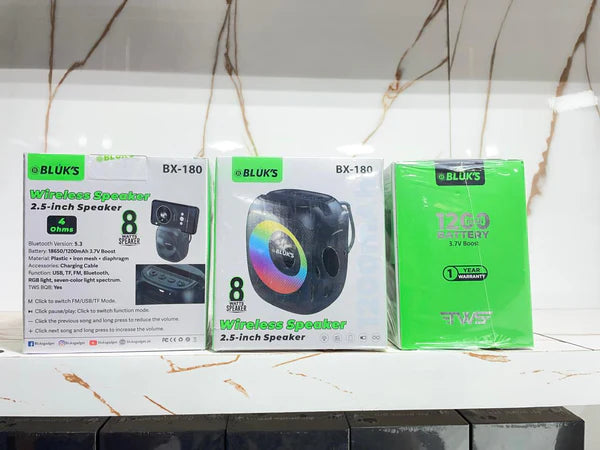 BLUKS BX-180 Wireless Speaker 2.5-inch Speaker