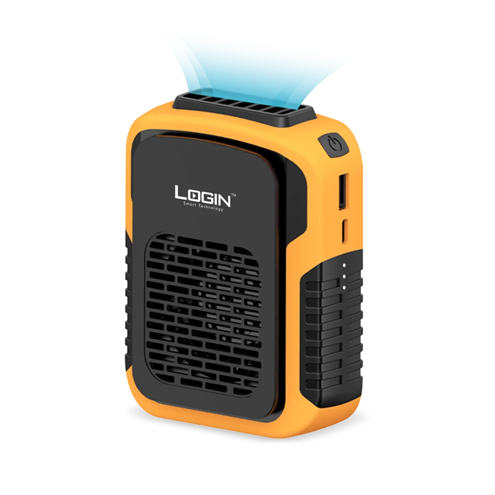 LOGIN LT-P1 Cooling Fan Power Bank | 10000mAh Portable Charger with Built-in Cooling Fan