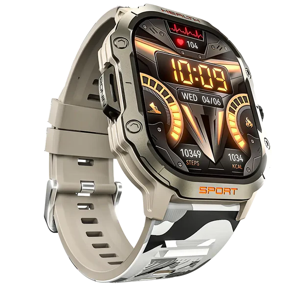 RONIN R-013 Rugged Smart Watch | Tough Build, Fitness Tracker & Smart Connectivity