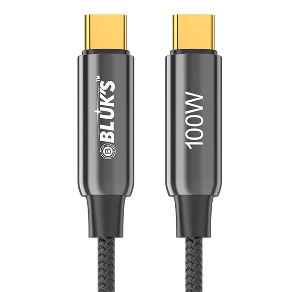 BLUKS BX-471 100W Max Sync & Charging Cable | High-Speed USB & Data Transfer