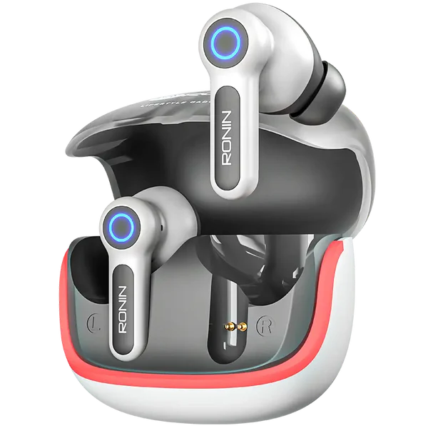 Ronin R-7015 Eclipse – True Wireless Bluetooth Earbuds, Deep Bass, Long Battery Life, IPX4 Waterproof