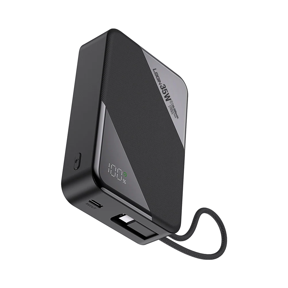 LOGIN L-704 Power Bank | 10000mAh Fast Charging Portable External Battery