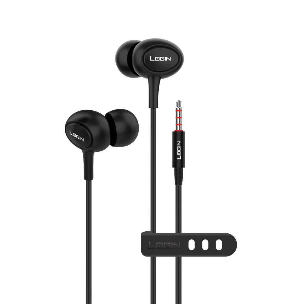 LOGIN L-310 Handsfree | 3.5mm Stereo Wired Earphones with Mic