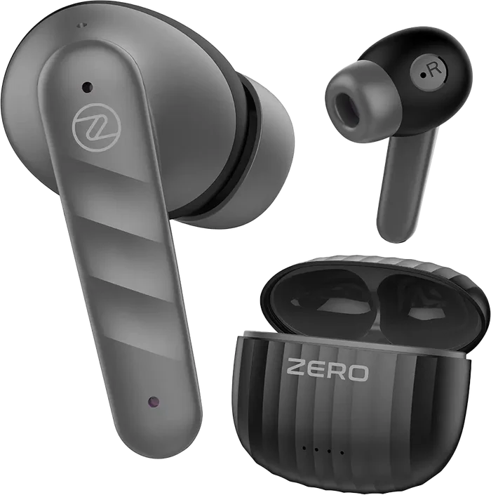 Zero Carbon Earbuds – Noise Cancelling, Wireless, Bluetooth 5.3, Carbon Finish