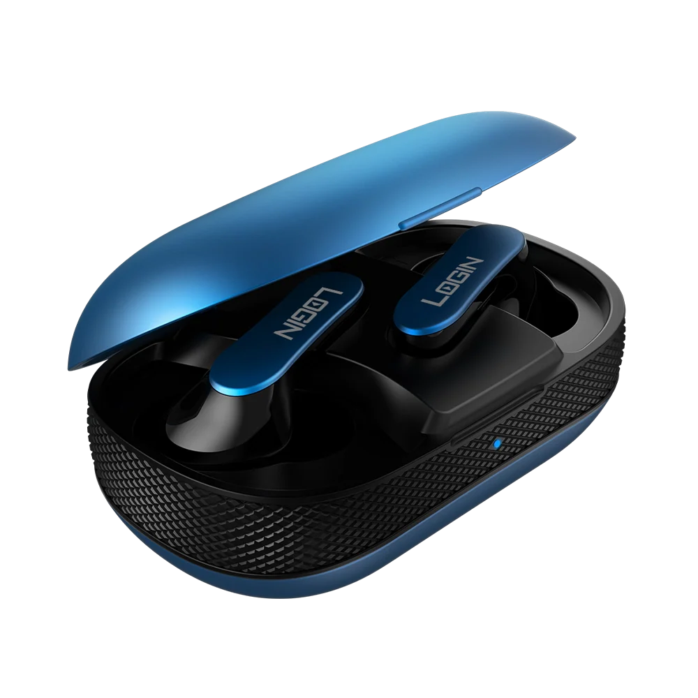 LOGIN L-207 Earbuds | Wireless Bluetooth 5.3 Earphones with Deep Bass & Noise Cancellation