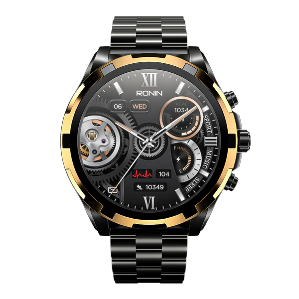 RONIN R-014 LUXE Smart Watch | Premium Design, Health Tracking & Smart Notifications
