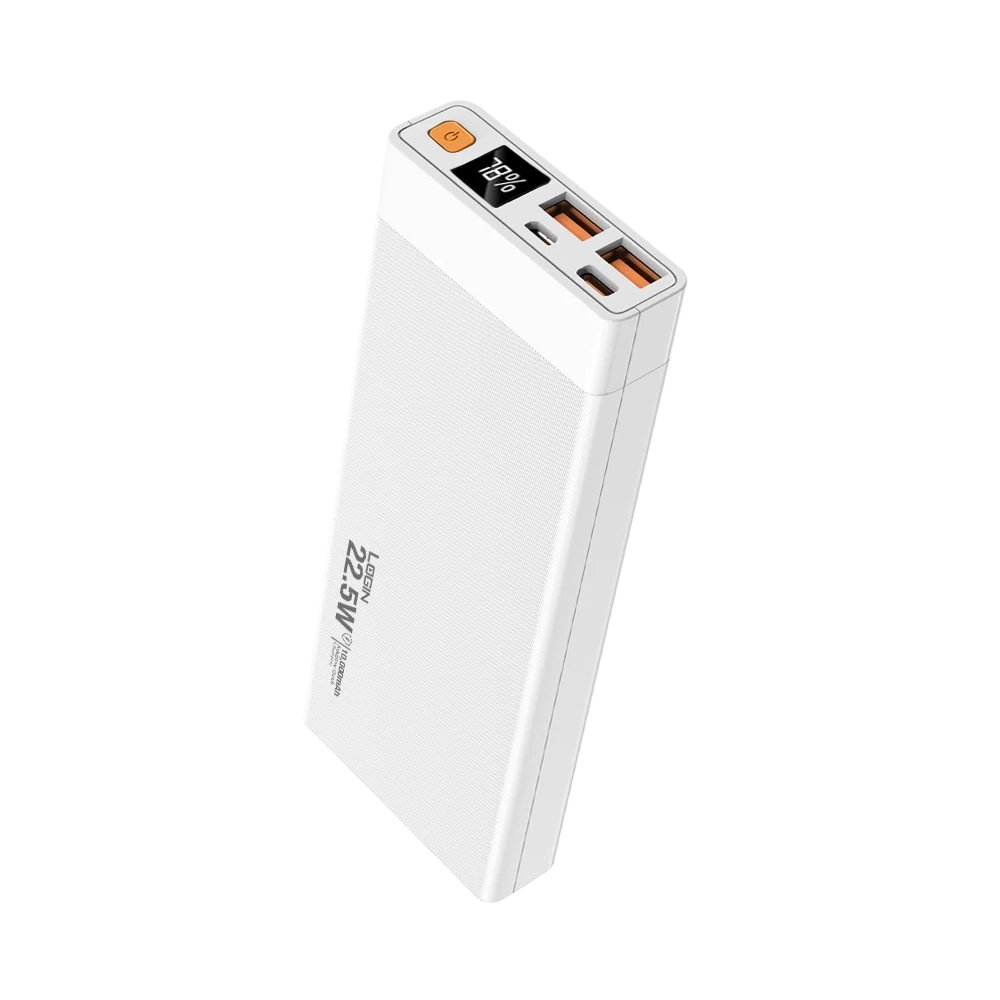 LOGIN L-702 Power Bank | 10000mAh Fast Charging Portable External Battery