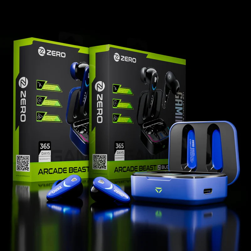 Zero Arcade Beast Earbuds | Wireless Gaming Earphones with Low Latency & Powerful Bass