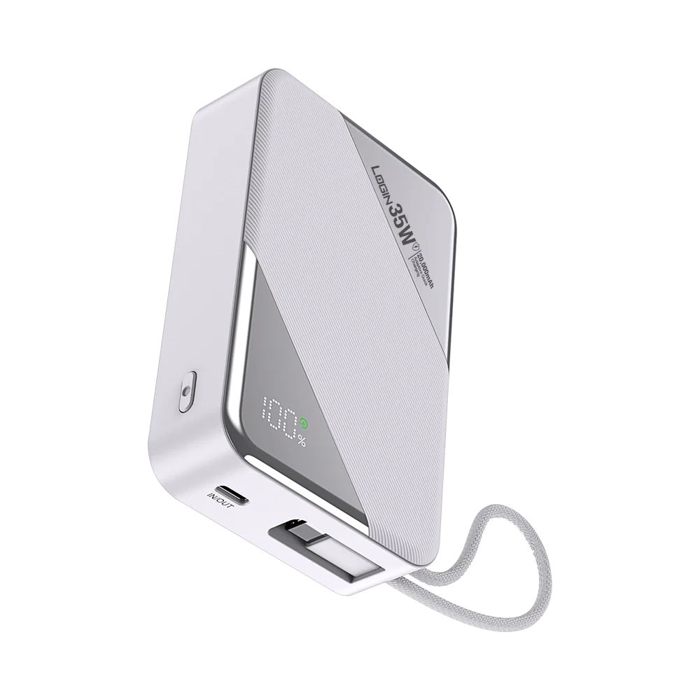 LOGIN L-704 Power Bank | 10000mAh Fast Charging Portable External Battery