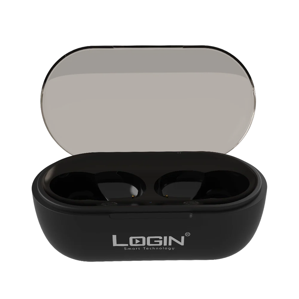 LOGIN L-201 AirDots | Wireless Bluetooth 5.3 Earbuds with Deep Bass & Noise Cancellation