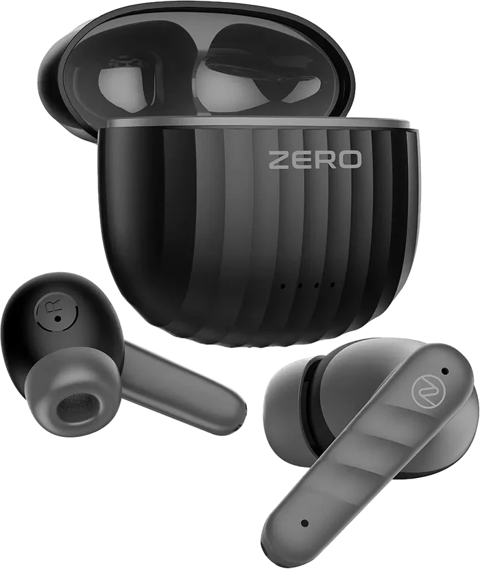 Zero Carbon Earbuds – Noise Cancelling, Wireless, Bluetooth 5.3, Carbon Finish