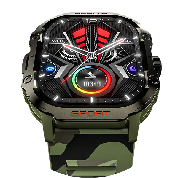 RONIN R-013 Rugged Smart Watch | Tough Build, Fitness Tracker & Smart Connectivity