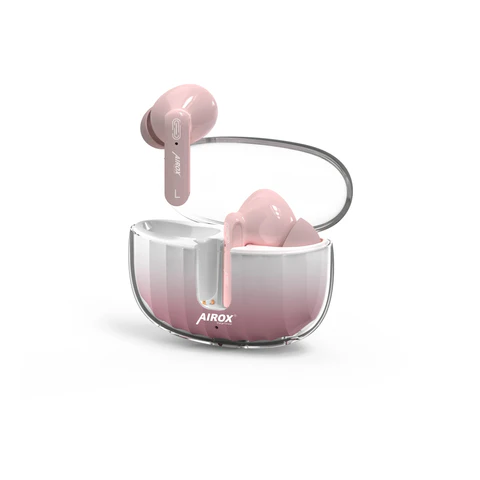 Airox E3 Wireless Earbuds with Crystal Case