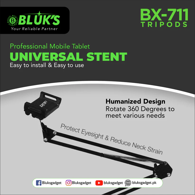 Bluks BX-711 Professional Mobile & Tablet Universal Stand