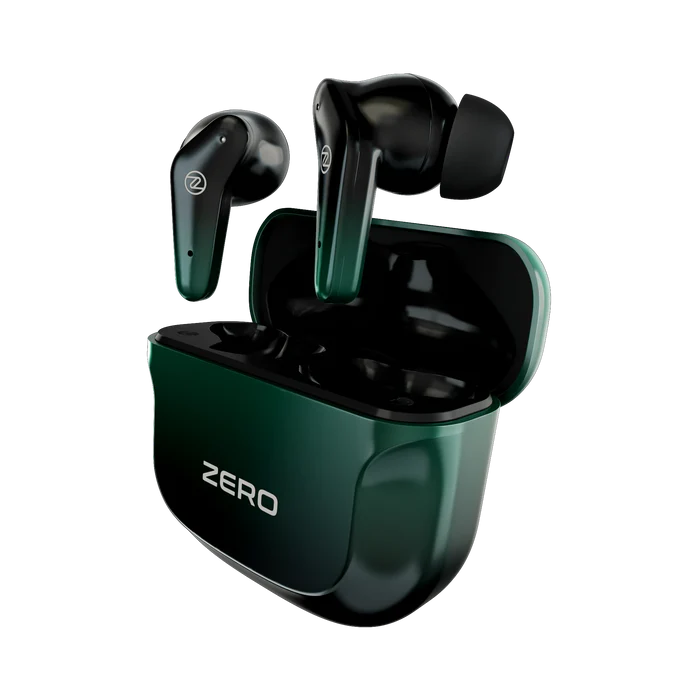 ZERO Quantum Earbuds – True Wireless Bluetooth 5.3 Earbuds with ENC Noise Cancellation, Deep Bass & Gaming Mode