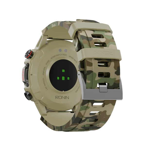 RONIN R-012 Rugged Smart Watch | Tough Design, Fitness Tracking & Smart Notifications