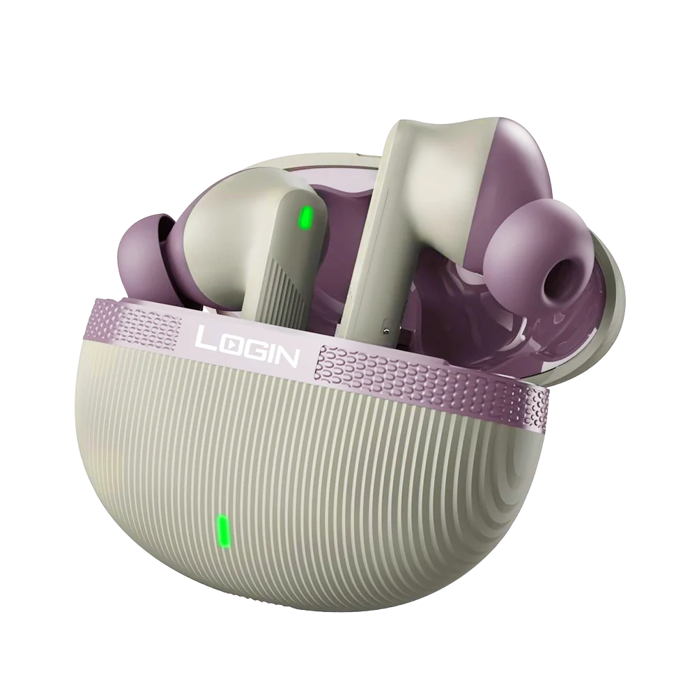 LOGIN L-209 Earbuds | Wireless Bluetooth 5.3 Earphones with Deep Bass & Noise Cancellation