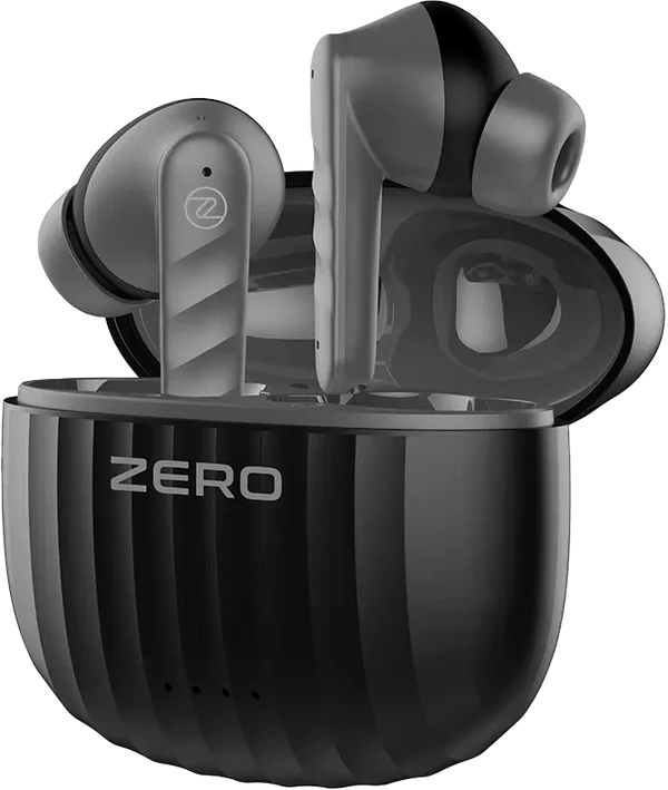 Zero Carbon Earbuds – Noise Cancelling, Wireless, Bluetooth 5.3, Carbon Finish