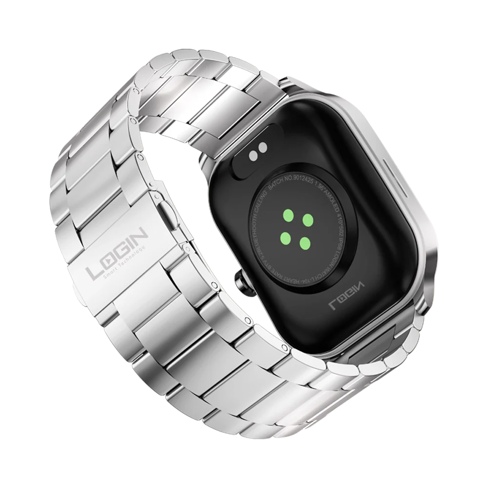 LOGIN L-104 Elite Smart Watch | Stylish Bluetooth Fitness Tracker with Health Monitoring & Notifications