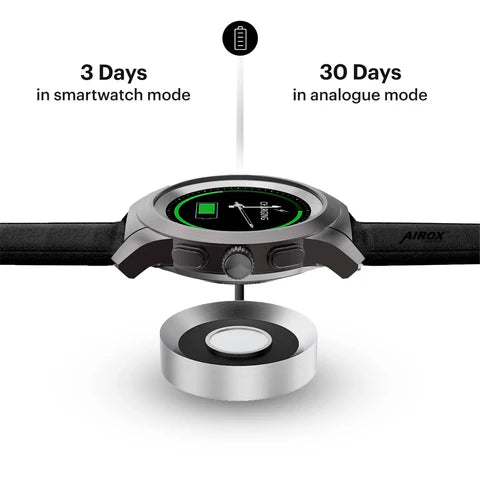 Airox W-2 Smart Watch | Fitness & Health Tracker with Smart Notifications