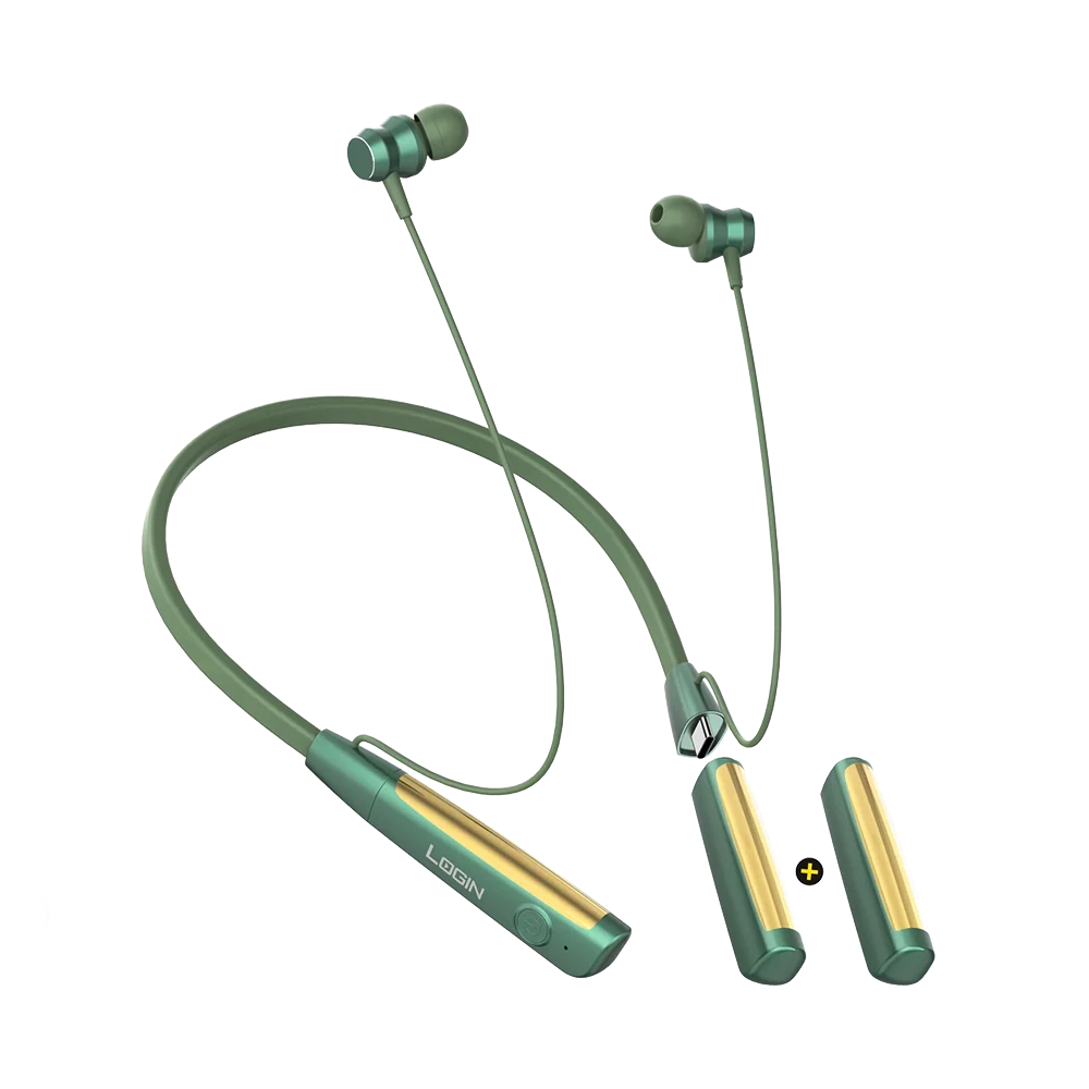 LOGIN L-260 Neckband | Wireless Bluetooth Earphones with Mic