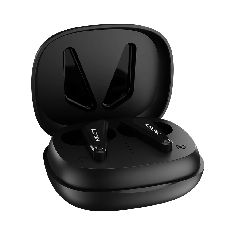 LOGIN L-202 Earbuds | Wireless Bluetooth 5.3 Earphones with Deep Bass & Noise Cancellation