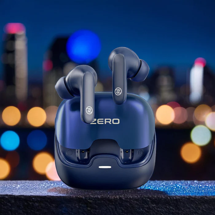 ZERO Wave Earbuds – True Wireless Bluetooth 5.3 Earbuds with ENC Noise Cancellation, Deep Bass & IPX4 Waterproof