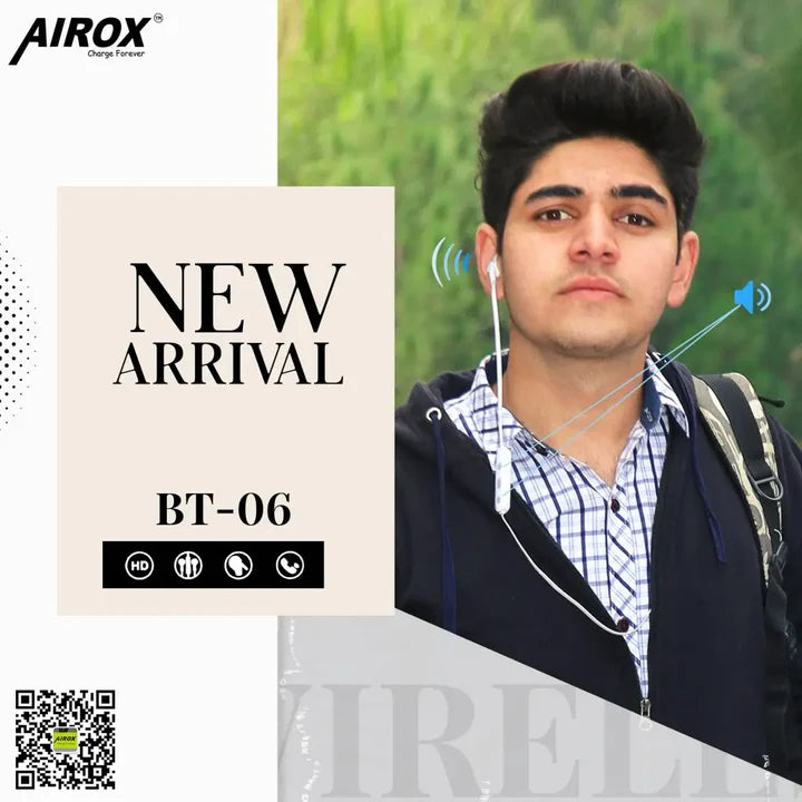 Airox BT06 Wireless Sports Earphones – Bluetooth