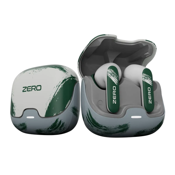 ZERO J-10C Earbuds – True Wireless Bluetooth 5.3 Earbuds with ENC Noise Cancellation, Deep Bass & Long Battery Life