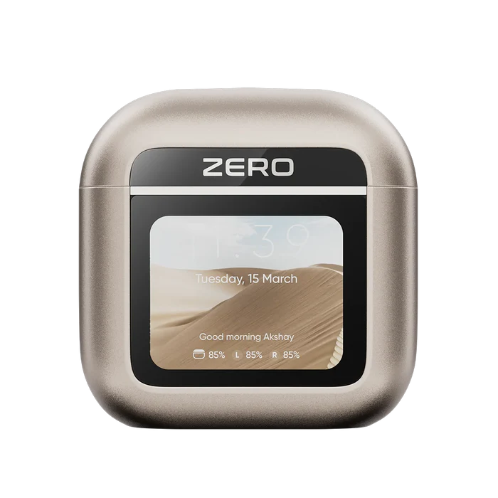 ZERO Display Earbuds -ENC Noise Cancellation & Long Playtime
