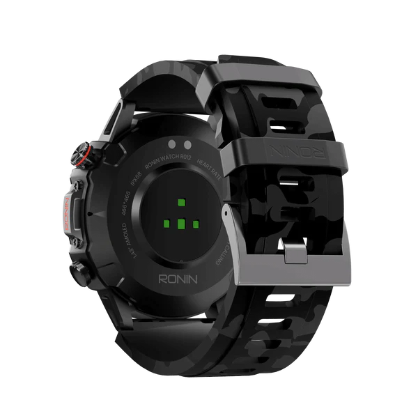 RONIN R-012 Rugged Smart Watch | Tough Design, Fitness Tracking & Smart Notifications