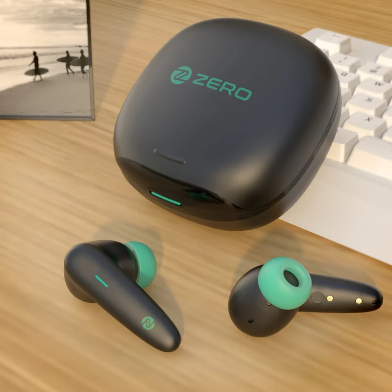 Zero Z 811 Earbuds | Wireless Bluetooth 5.3 Earphones with Noise Cancellation & Long Battery
