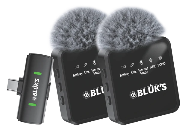 BLUK'S BX-18 | Lavaliere Collar Wireless ANC Mic