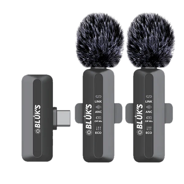 BLUKS BX-116 Double Mic ANC with IPhone & Type C Connector