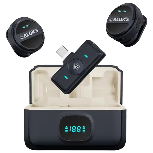 BLUKS BX-12 Professional Wireless Bluetooth Microphone ANC