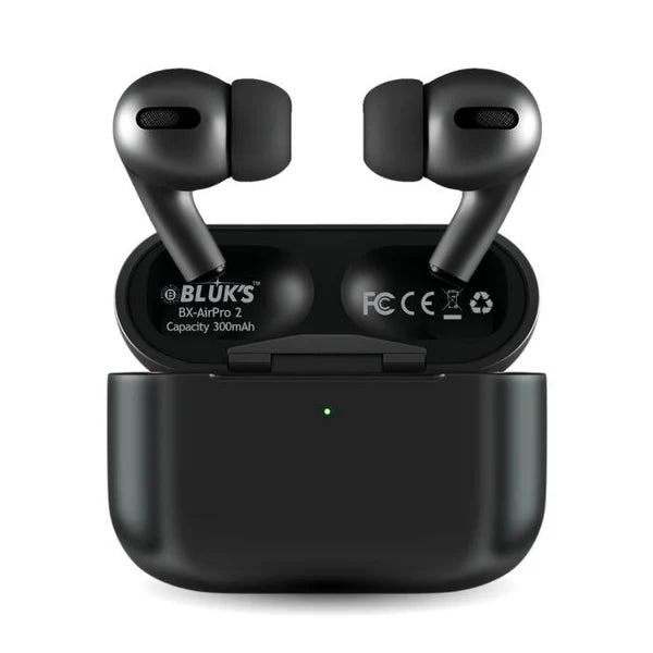 Bluks BXAirPro2 Black | Wireless Bluetooth AirBuds
