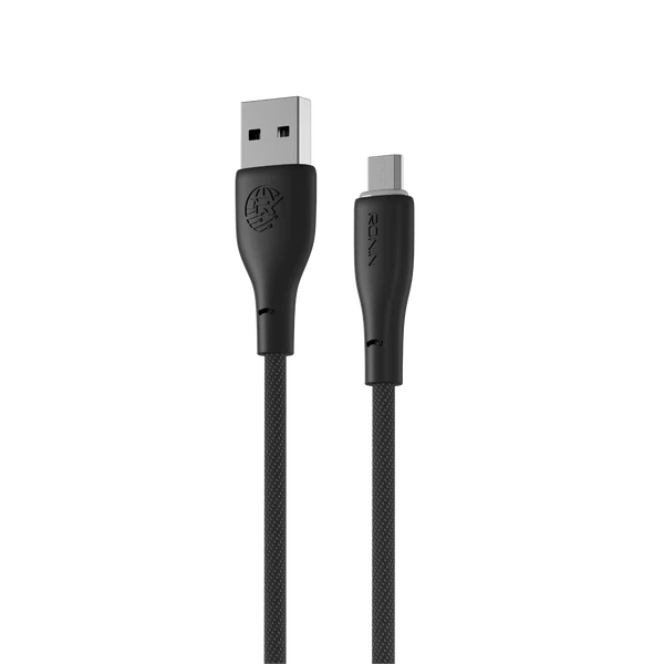 Ronin BOLT | R-2030 Micro USB Cable 2m length | Braided wire | 2.4Amp