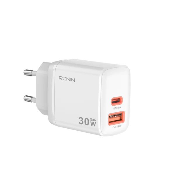Ronin FLUX | R-6030 Charger 30 Watt | Gan Technology | Fast Charge