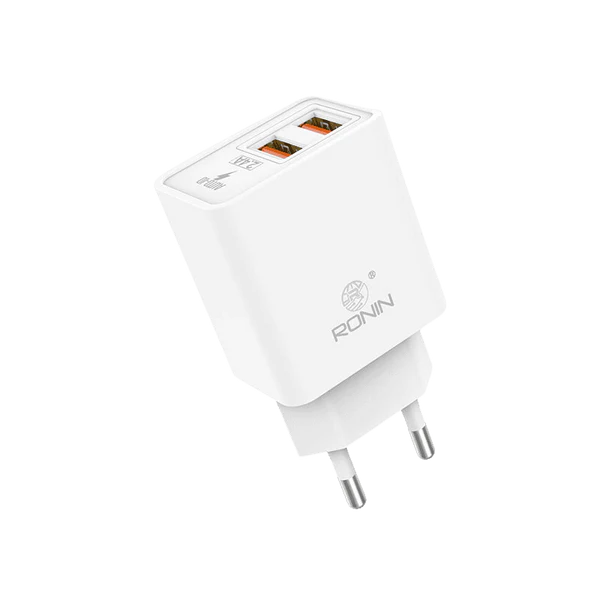 Ronin R-615 Charger 2.4 Ampere charger | 2.4 Ampere USB Ports