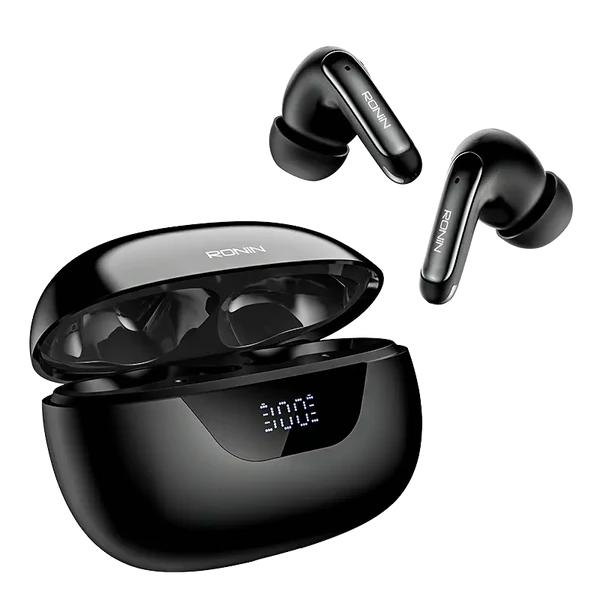 Ronin R-7010 Wireless Earbuds | TWS Bluetooth Earphones with Deep Bass & ENC
