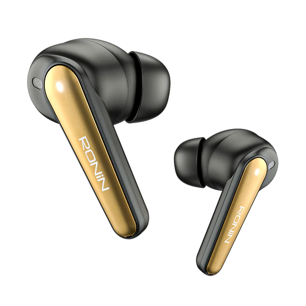 Ronin R-7065 Eclipse – True Wireless Bluetooth Earbuds, Deep Bass, ENC Noise Cancellation, Long Battery Life