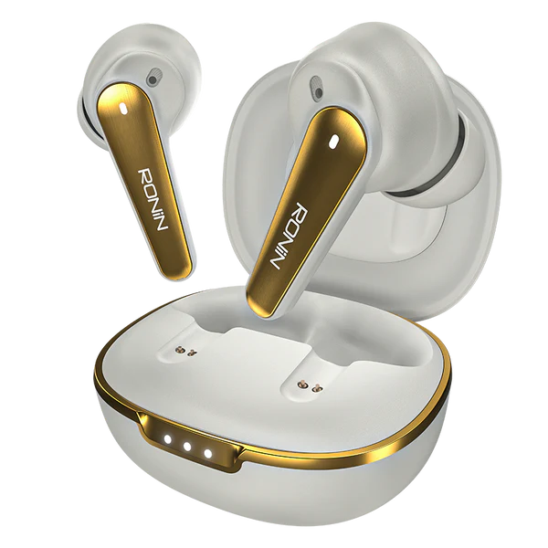Ronin R-7065 Eclipse – True Wireless Bluetooth Earbuds, Deep Bass, ENC Noise Cancellation, Long Battery Life