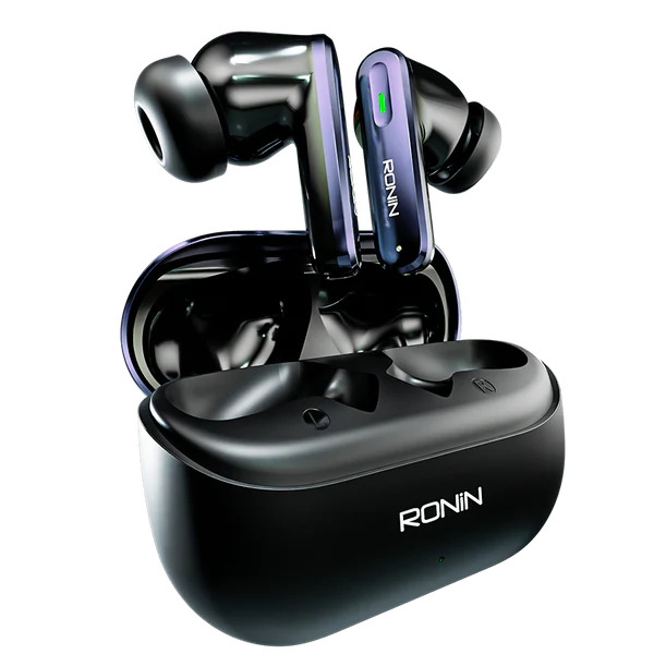 Ronin R-7075 Vesper – True Wireless Bluetooth Earbuds, Deep Bass, ENC Noise Cancellation, Long Battery Life
