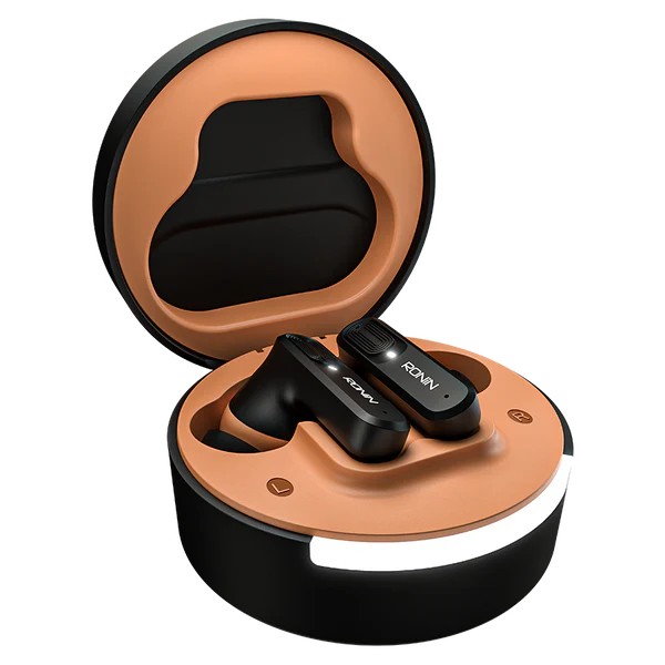 Ronin R-7100 Mellow – True Wireless Bluetooth Earbuds, Deep Bass, Noise Isolation, Long Battery Life