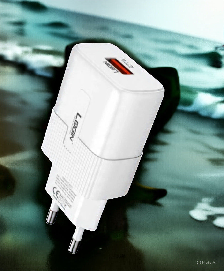 LOGIN L-400 Charger | Fast Charging USB Wall Adapter for Smartphones & Devices