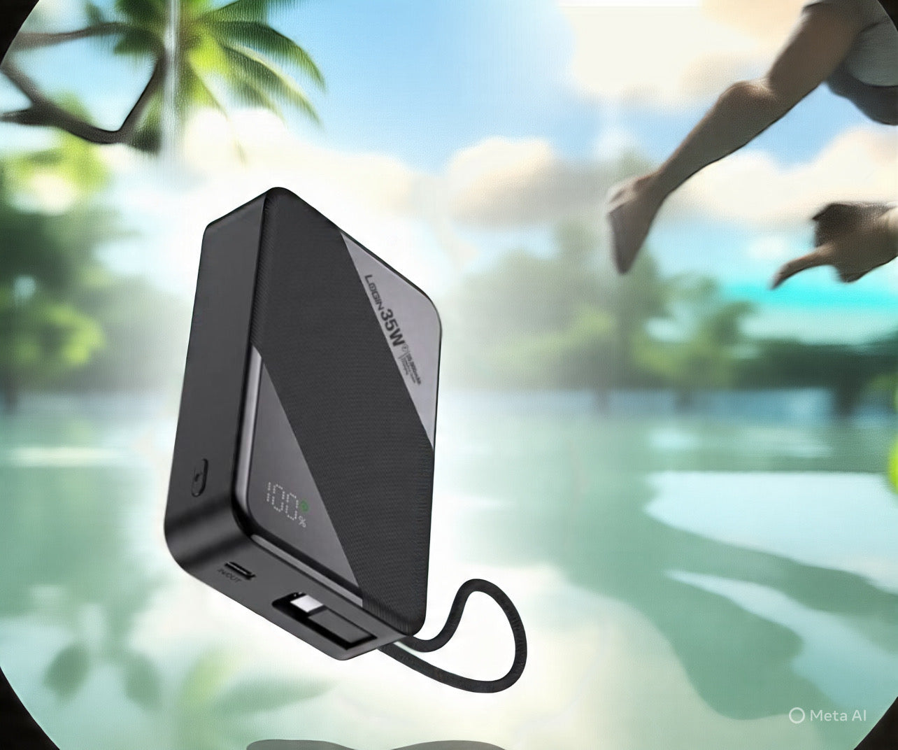 LOGIN L-704 Power Bank | 10000mAh Fast Charging Portable External Battery