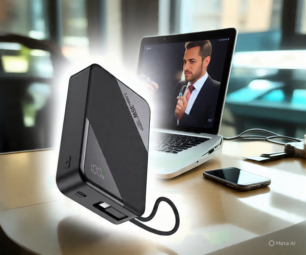 LOGIN L-704 Power Bank | 10000mAh Fast Charging Portable External Battery