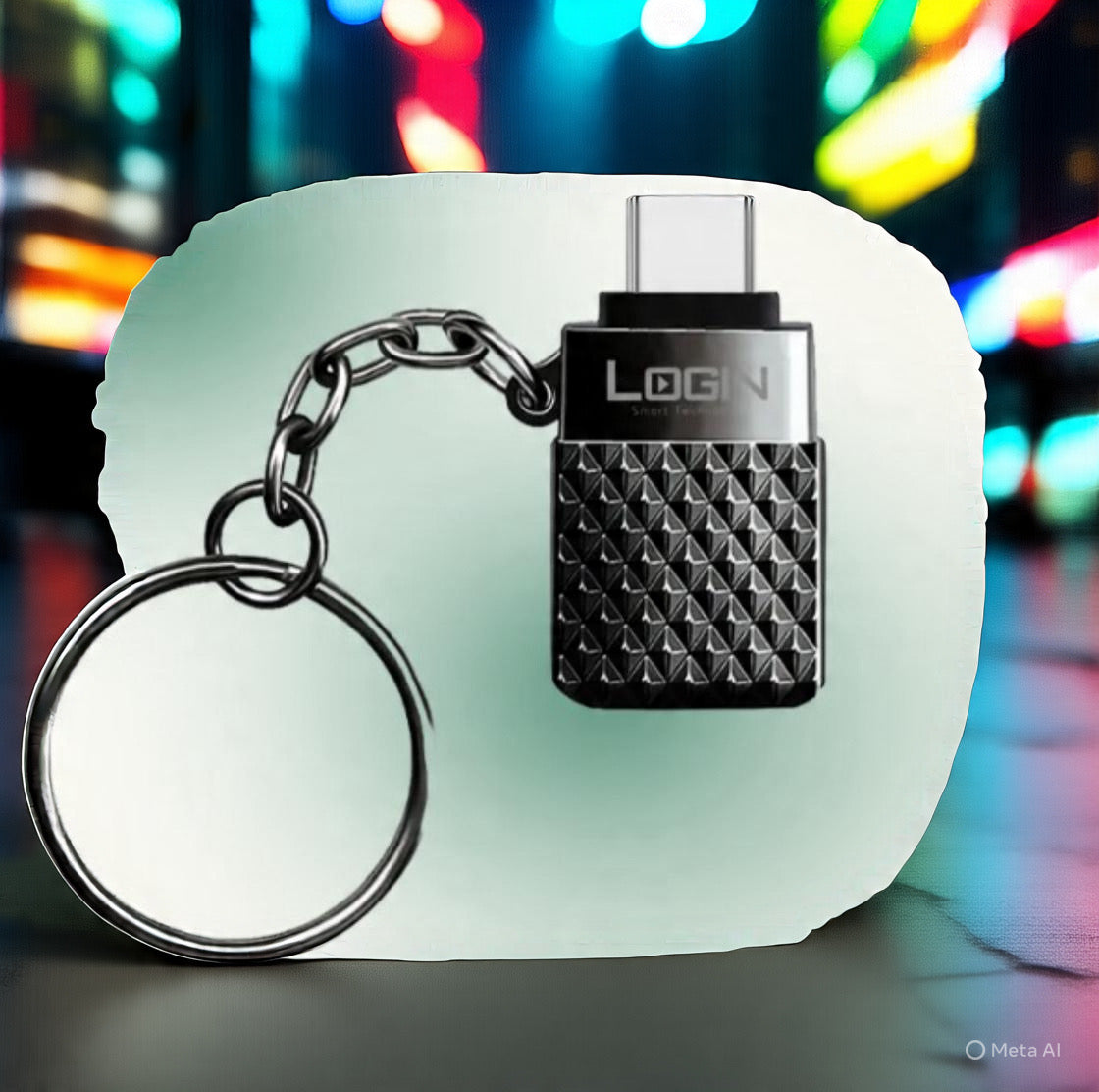 LOGIN LT-222 OTG Connector | Type-C OTG Adapter for Android & Laptops